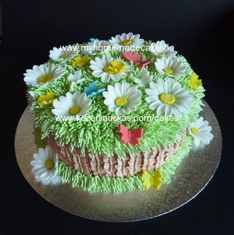 Daisy cake Kozeniauskas.com
