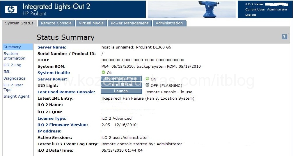 ilo 2 firmware g5